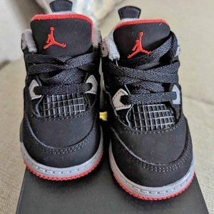 AIR JORDAN RETRO 4 OG BRED TODDLER 4C